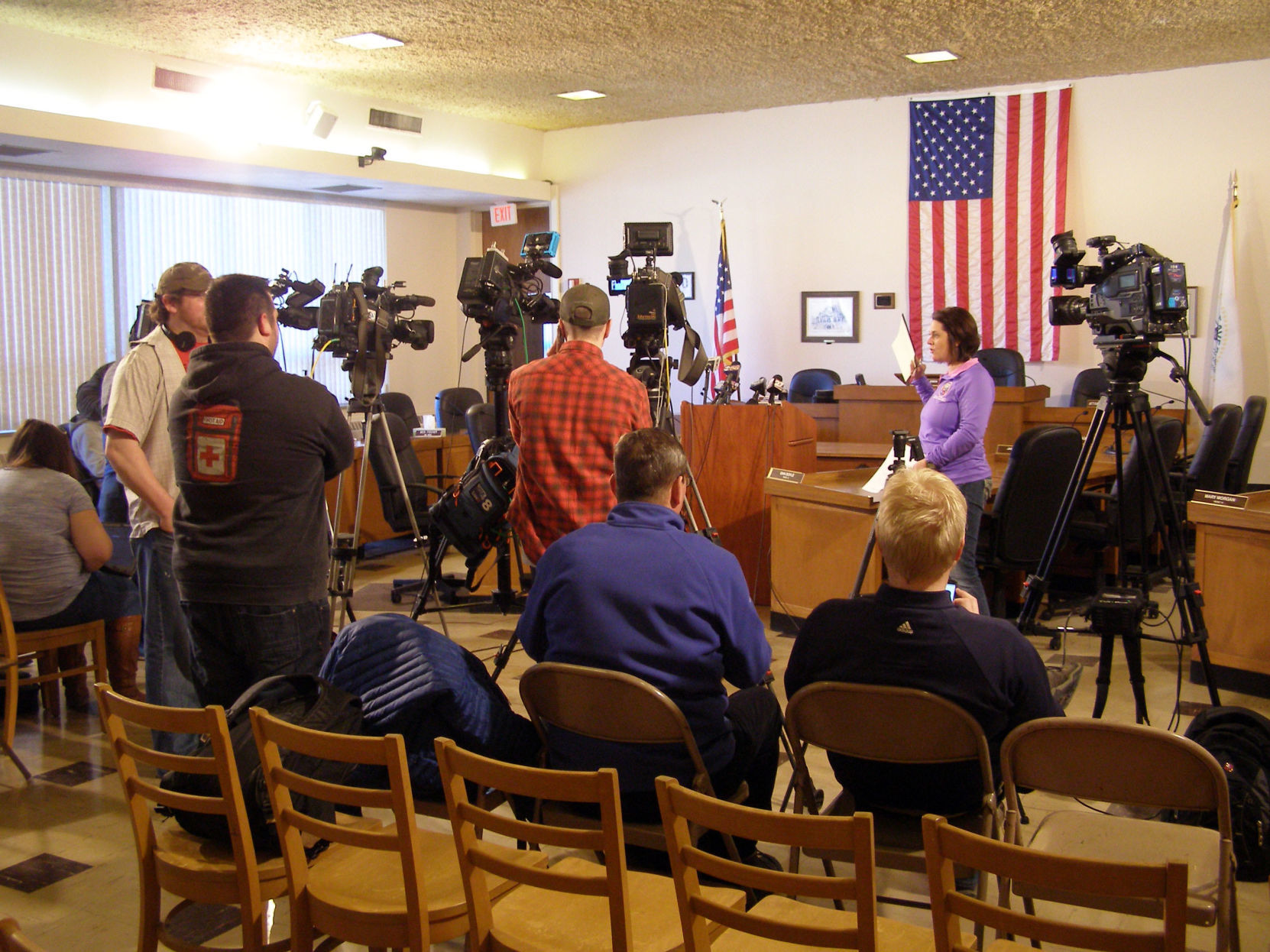 Investigation photos from 109 Knaup Drive explosion